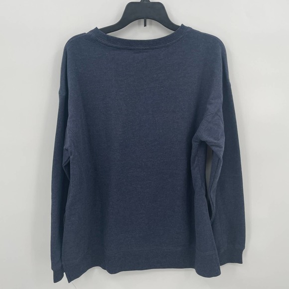 Wildfox Women's Statement Sweatshirt Navy Size XL - Picture 3 of 4